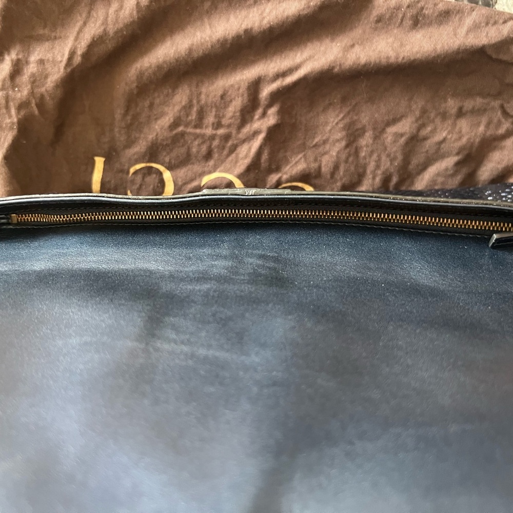 Vintage Gucci Python Soft Python Stirrup Clutch P… - image 7